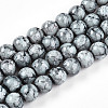 Baking Paint Glass Beads Strands DGLA-N003-10mm-A06-1