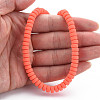 Handmade Polymer Clay Beads Strands CLAY-N008-008-37-5