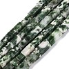 Natural Green Spot Jasper Beads Strands GG-N002-01A-28-2