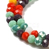 Glass Beads Strands EGLA-A034-M4mm-43-4