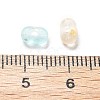Gradient Color Transparent Frosted Acrylic Beads X-OACR-M023-06F-3