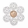 Tibetan Style Filigree Joiners Links TIBE-A11623-AS-FF-2