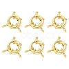 Rack Plating Brass Spring Ring Clasps KK-YW0001-47-1