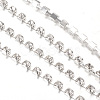 Brass Rhinestone Strass Chains CHC-T002-SS12-01S-3