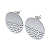 Tarnish Resistant 201 Stainless Steel Stud Earrings EJEW-K270-28P-1