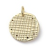 Brass Micro Pave Cubic Zirconia Pendants ZIRC-G157-03C-01G-2