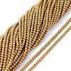 Electroplate Glass Beads Strands EGLA-K014-A-FP05-1