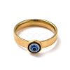Resin Evil Eye Finger Ring STAS-H173-06G-2