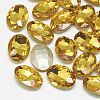 Pointed Back Glass Rhinestone Cabochons RGLA-T080-13x18mm-22-1