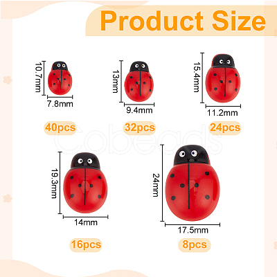 120Pcs 5 Styles Opaque Resin Cabochons CRES-WR0001-02-1