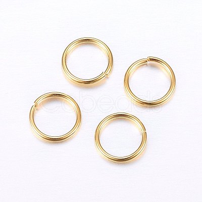 304 Stainless Steel Open Jump Rings LS-X-STAS-O098-01G-12-1