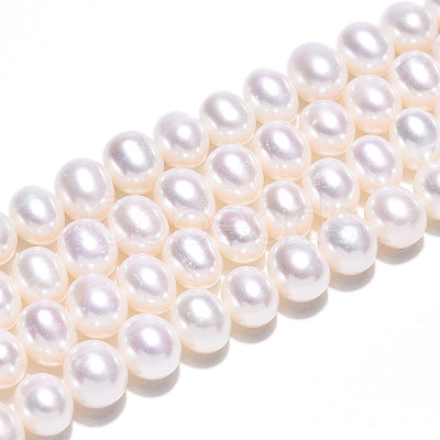 Natural Cultured Freshwater Pearl Beads Strands PEAR-N016-06C-1