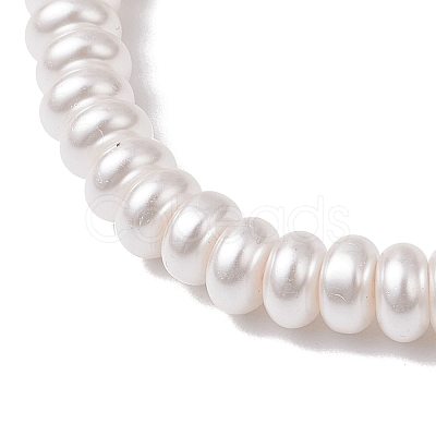 Transparent Spray Painted Glass Beaded Bracelets for Children BJEW-JB11756-1