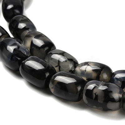 Natural Dragon Veins Agate Beads Strands G-D317-A01-01-1