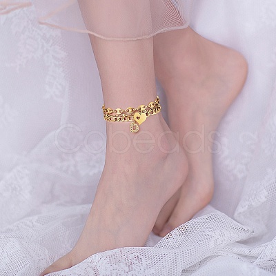 Anklets Sets AJEW-AN00383-11-1