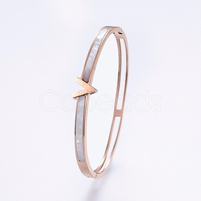 304 Stainless Steel Bangles BJEW-P223-15-1