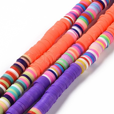 Handmade Polymer Clay Bead Strands CLAY-C003-04I-1