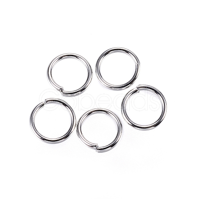 Tarnish Resistant 304 Stainless Steel Open Jump Rings STAS-E147-39P-6mm-1