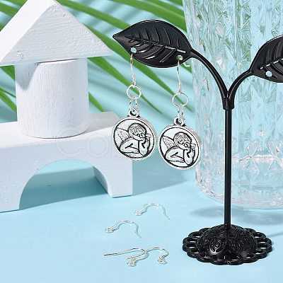 925 Sterling Silver Earring Hooks STER-E046-01S-1