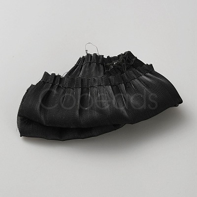 Chiffon Wrinkles Lace Ribbon OCOR-WH0078-380B-03-1