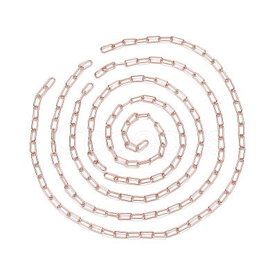 Unwelded Iron Paperclip Chains CH-FS0001-01RG-1