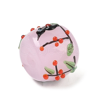 Handmade Lampwork Bumpy Beads LAMP-M025-01B-1