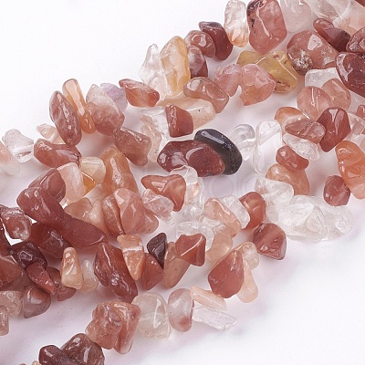 Natural Carnelian Stone Bead Strands X-G-R192-10-1