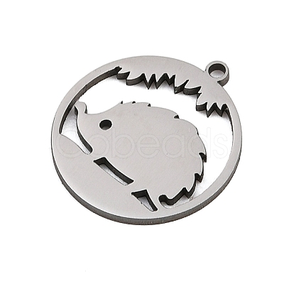 201 Stainless Steel Pendants STAS-Z155-07P-1