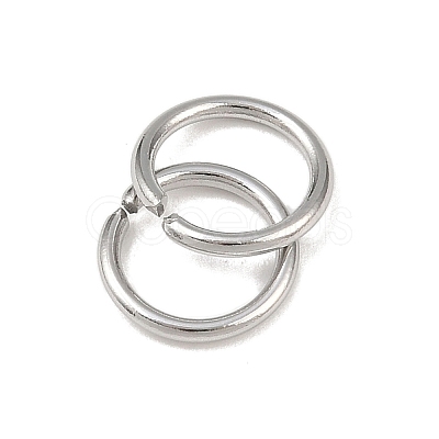 Tarnish Resistant 304 Stainless Steel Open Jump Rings X-STAS-E067-07-8mm-1