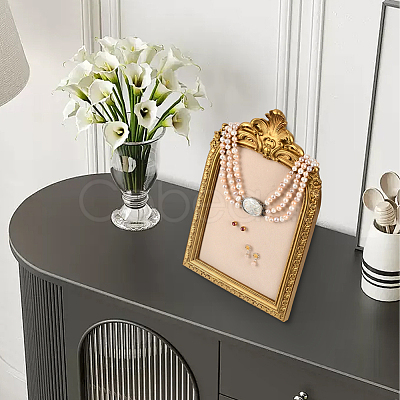 1Pc TPR Covered with Velvet Necklace Display Photo Frames NDIS-SP0001-04A-1