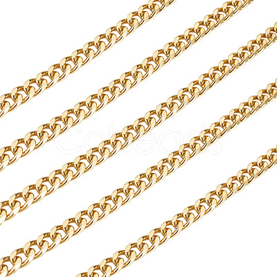 5M Aluminium Curb Chains CHA-TA0001-29G-1