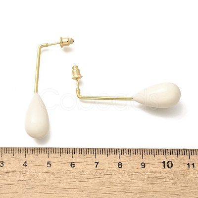 Brass Teardrop Dangle Stud Earrings LS-EJEW-A121-19A-01-1