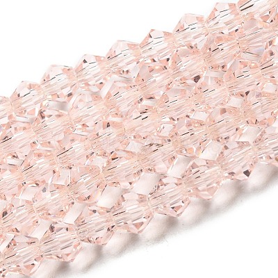 Transparent Glass Beads Strands EGLA-A039-T6mm-D26-1
