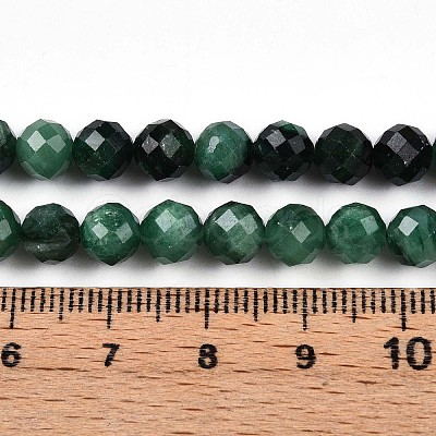 Natural Fuchsite Beads Strands G-T140-20A-1