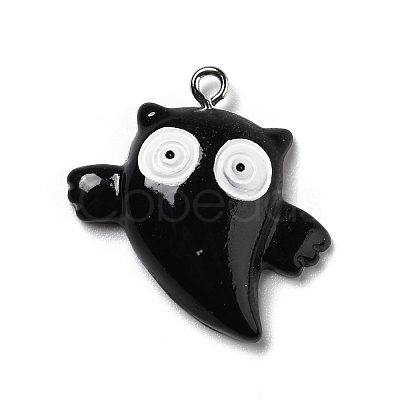 Halloween Opaque Resin Pendants RESI-D055-103P-01-1
