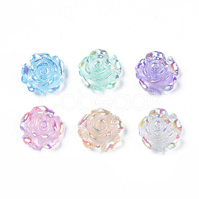 Transparent Resin Cabochons CRES-N030-001A-1