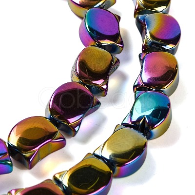 Electroplate Glass Beads Strands EGLA-Q128-09A-FP03-1