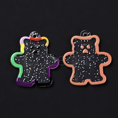 Transparent Acrylic Pendants X-TACR-M003-01-1