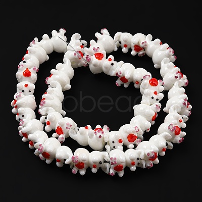 Handmade Lampwork Beads Strands LAMP-L079-02B-1