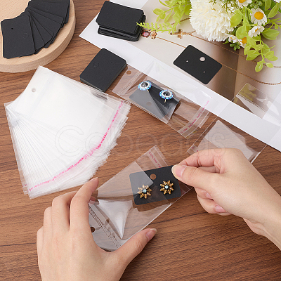 1Set Blank Paper Earring Display Cards EDIS-CN0001-01A-03-1