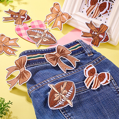 10Pcs 5 Styles Rugby Patches PATC-TA0001-15-1