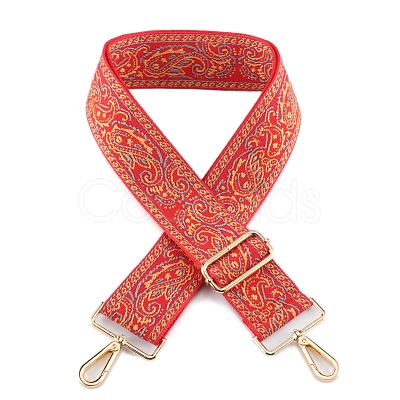Flower Pattern Nylon Canvas Handbag Webbing Bag Straps PW-WG8CFF8-09-1