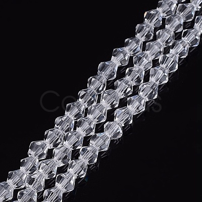 Imitation Austrian Crystal 5301 Bicone Beads GLAA-S026-07-1