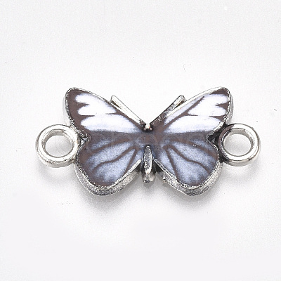 Printed Alloy Connector Charms PALLOY-TAC0032-11E-1