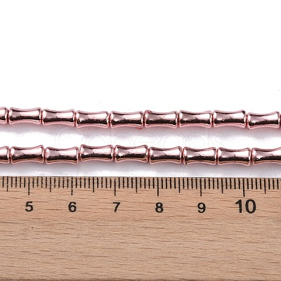Electroplate Glass Beads Strands EGLA-Q128-13D-1