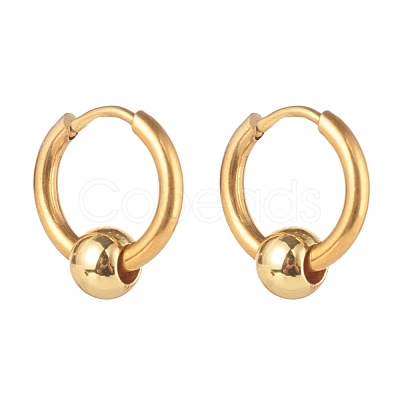 304 Stainless Steel Huggie Hoop Earrings EJEW-JE04555-02-1