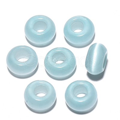 Cat Eye European Beads G-S359-071D-1