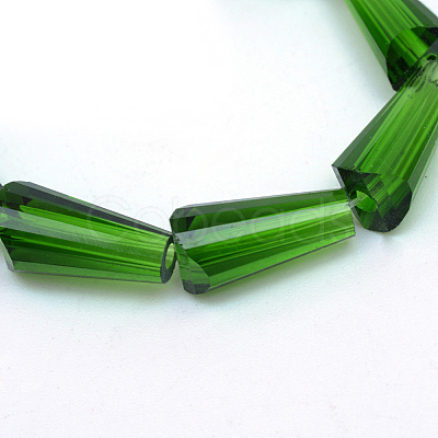 Transparent Glass Bead Strands GLAA-R170-4x8-01L-1