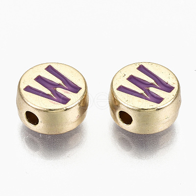 Alloy Enamel Beads LS-X-ENAM-S122-029W-RS-1