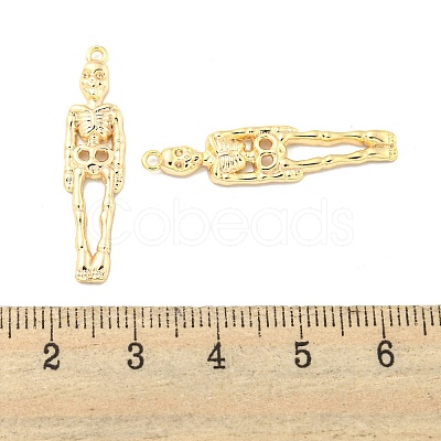 Halloween Themed Brass Pendants KK-L211-012G-03-1